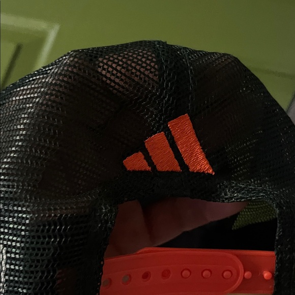 New Era White and Black Hats with Orange and White Accents - Picture 4 of 4